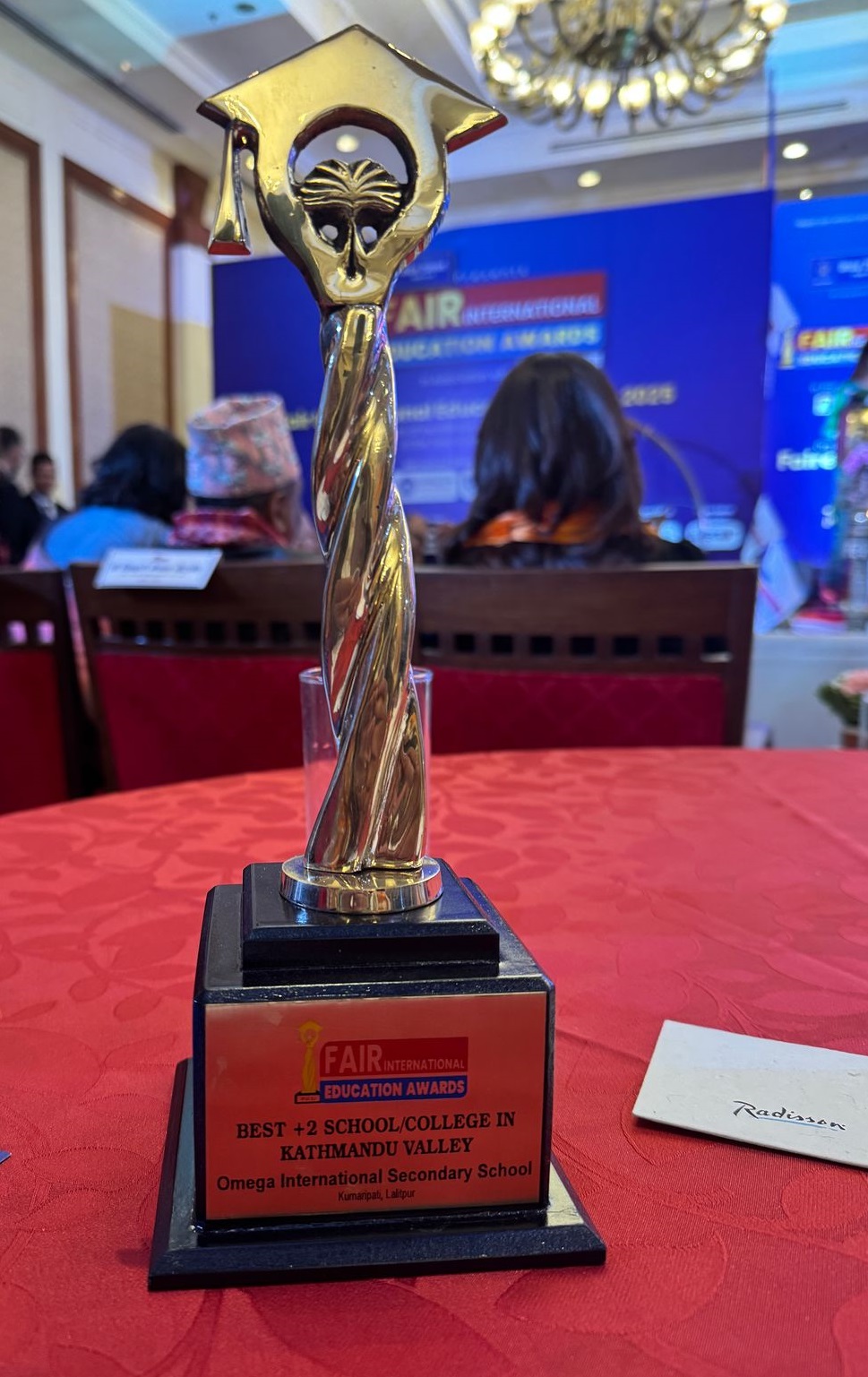 Awarded the Best +2 School